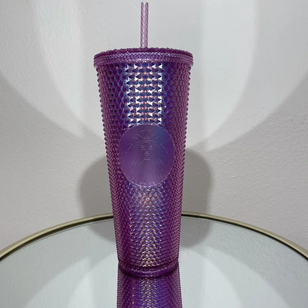 Starbucks Disney 50th Anniversary Pink Purple Studded Iridescent Tumbler - Picture 4 of 4